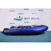 Лодка моторная килевая Kitt Boats 430 НДНД синий-черный